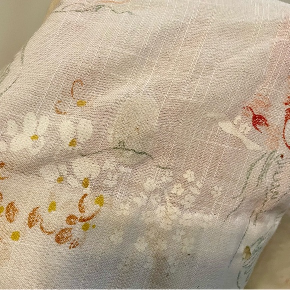 Vintage Handmade Floral Cream Dress - Picture 12 of 13